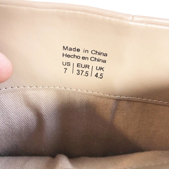 Call It Spring Beige Tan Block Heel Tall Boots 7 - Picture 6 of 8